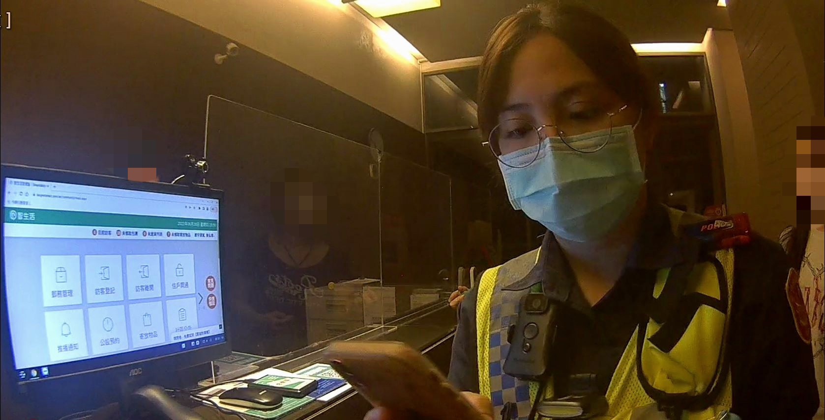 ▲警員接獲蘇女報機車失竊案後，立即先行調閱行車軌跡 (圖/台中市警察局 提供)