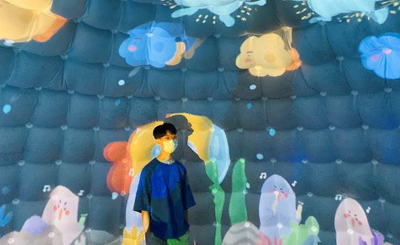 「府中15」圓宇宙－沉浸式圓頂投影體驗展  超萌動畫療癒身心