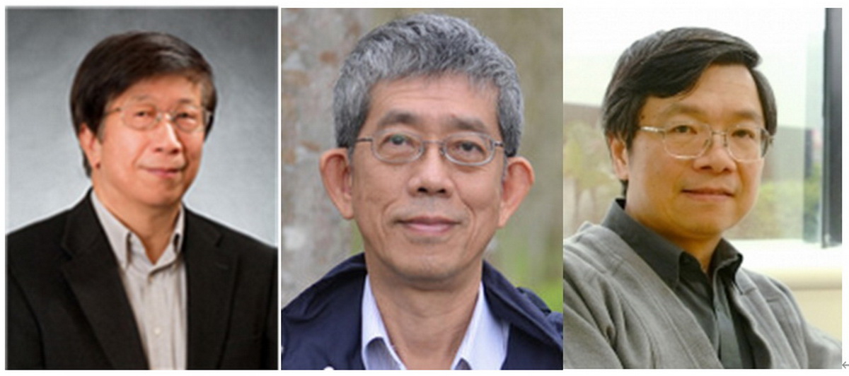 (左)「數理科學組」新科院士彭仁傑、(中) 「生命科學組」新科院士施明哲、(右) 「生命科學組」新科院士唐堂（照片取自東海大學傑出校友網站）