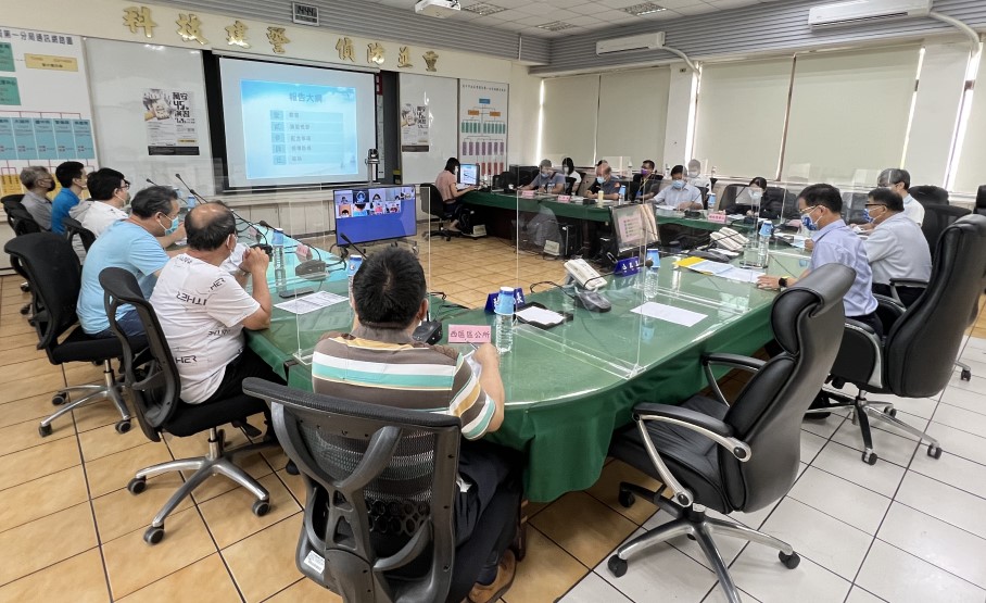 ▲中警一分局邀請轄內機關行號及協勤幹部,召開演習協調會 (圖/台中市警察局 提供)