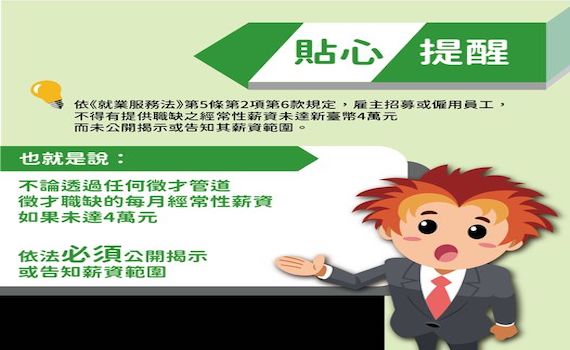 薪資未達4萬元 徵才時寫「面議」可能遭罰30萬元