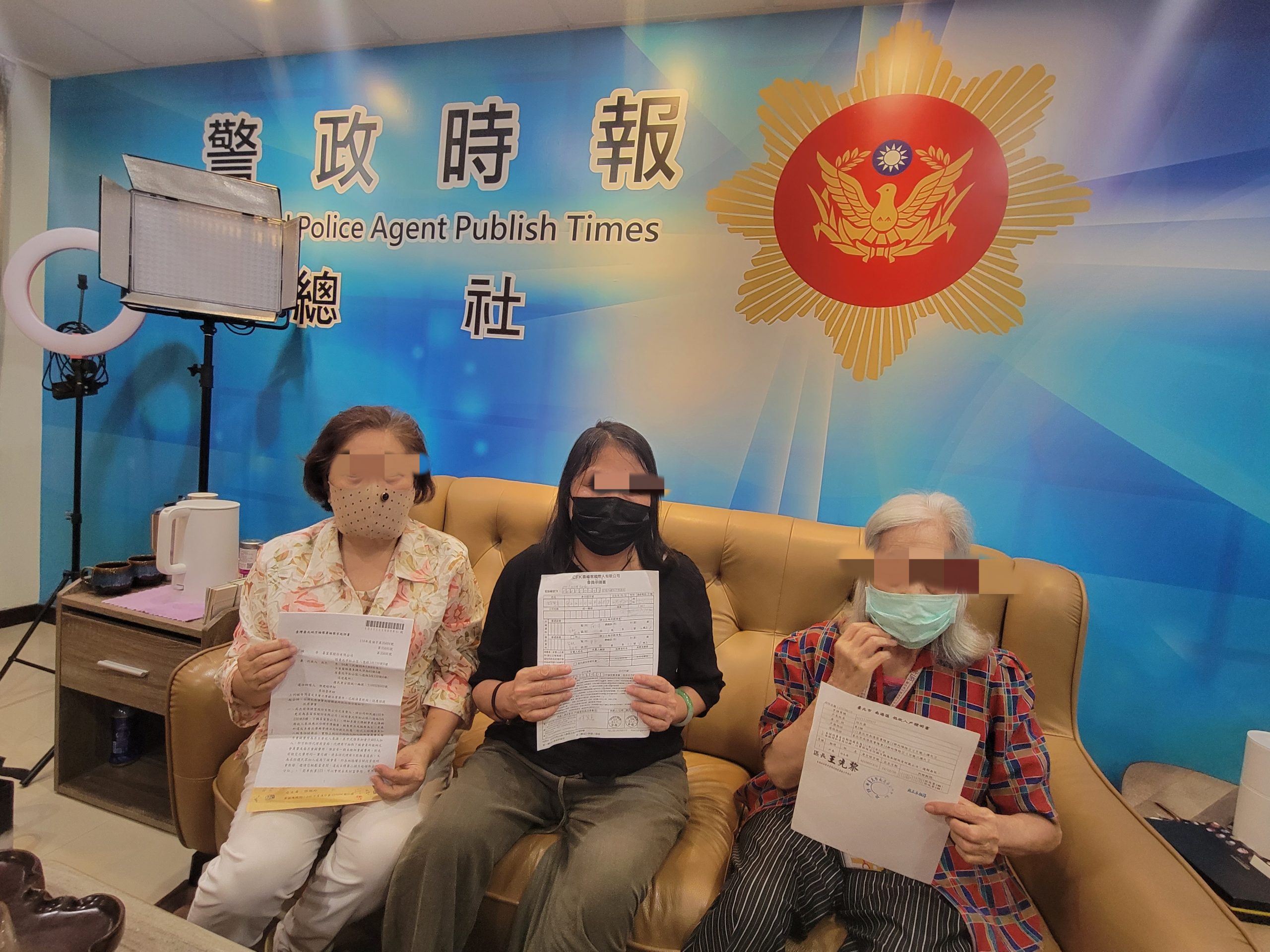 圖片說明:多名受害者指控高杰害許多會員家破人亡。(記者徐煜勝攝)
