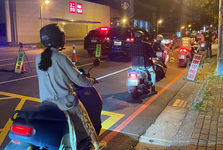 ▲台74線全線封閉式路檢共取締39件酒後駕車    (圖/台中市警察局 提供)