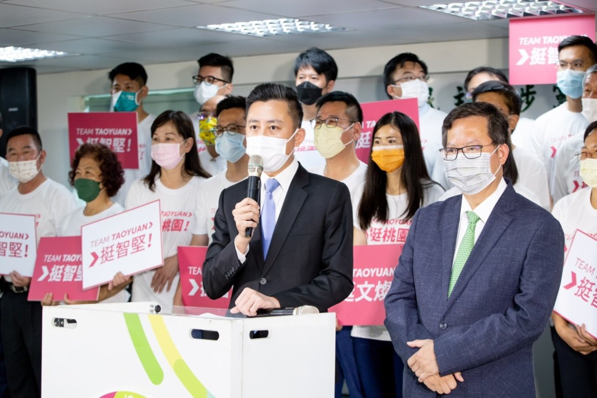 全力拚桃園市長選戰 林智堅明遷戶籍至這區 17 LINE ALBUM 711桃園隊團結挺智堅記者會 220711 2