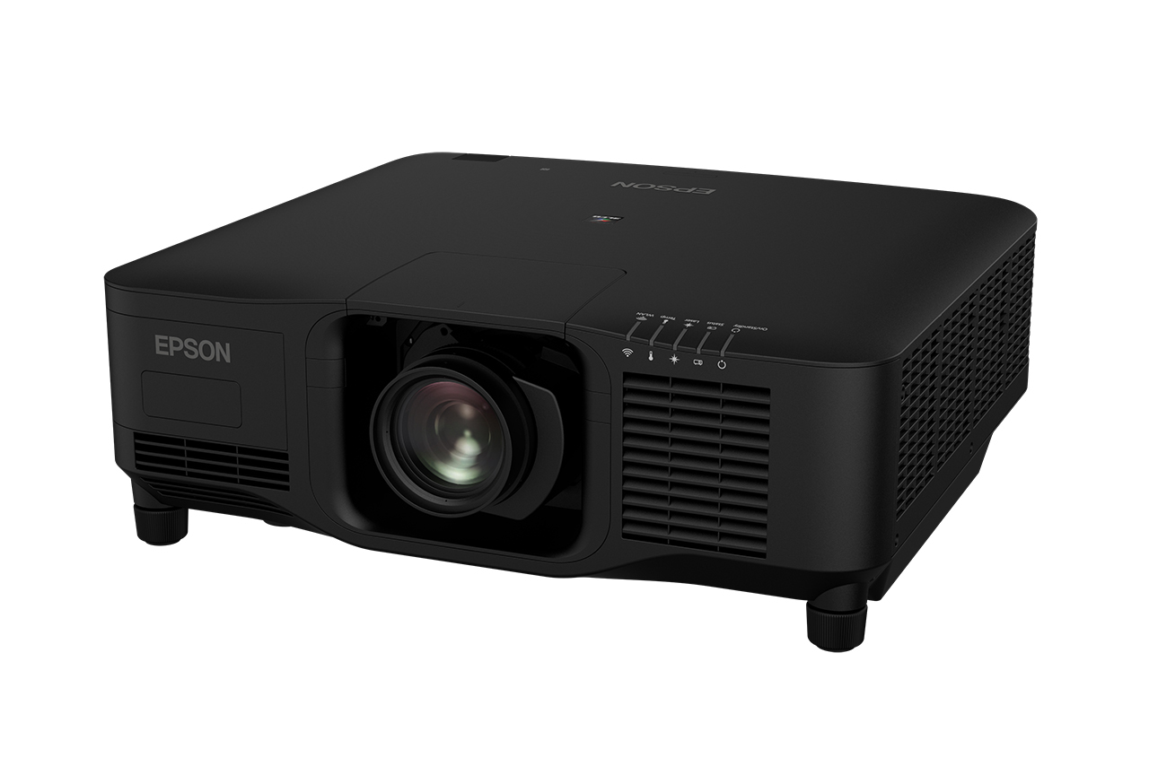 產品圖片一：Epson雷射高階工程投影機EB-PU2200系列具備4KE影像強化技術，透過輕量化的機身及Epson專業校正軟體，為用戶帶來高畫質、便捷且智慧的影像產品。