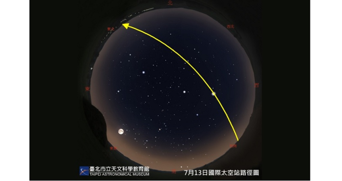 國際太空站週三、六高亮度飛掠夜空 只要抬頭 想不看見都難!