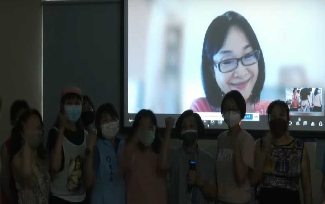 送暖柯志恩 高雄婦女、幼教界力挺