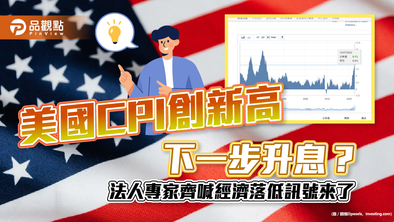 美國CPI創40年新高,法人專家皆喊,最糟的指數應該到底了!|財經