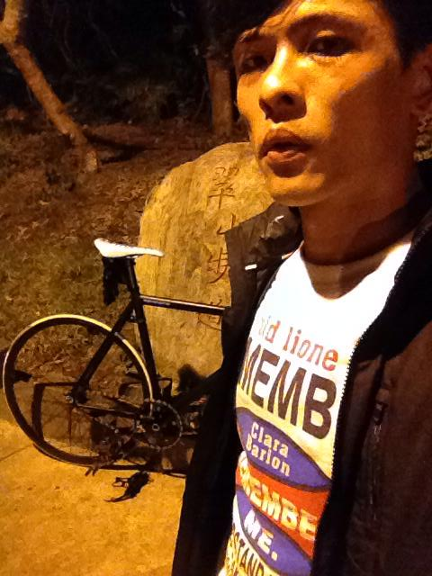 單速車(齒比53/18)騎上中社,最快紀錄12分內。