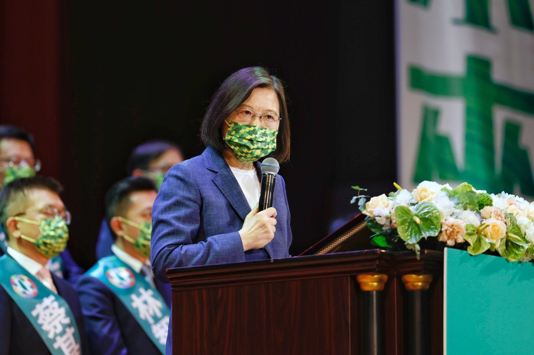 全代會/蔡英文:評估開放時程表 重新爭取國際旅客來台灣 34 民進黨黨主席蔡英文