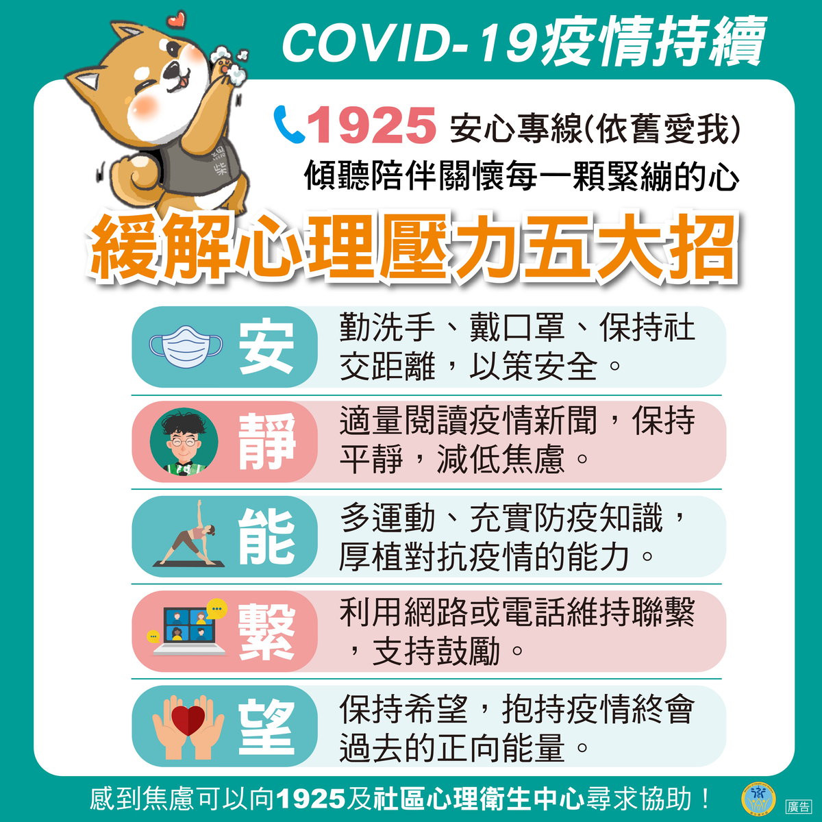緩解壓力5大招
