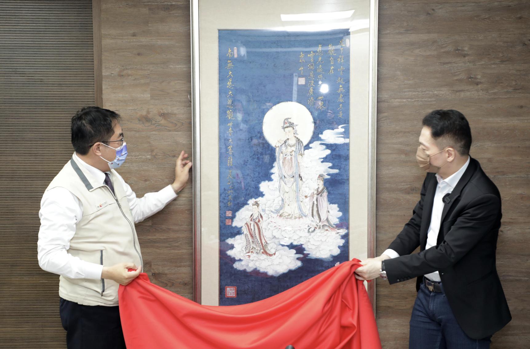 夏荊山文化藝術基金會出借南市府2名作 黃偉哲盼佛畫藝術帶給社會美好善念 47 截圖 2022 07 18 下午5.51.36