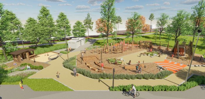 肯氏南洋杉打造都市森林 龍潭綠杉林公園預計明年5月完工 24 20220718132858930