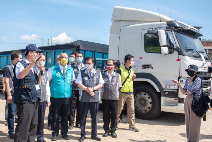 桃園加強攔查台61線砂石車 2個月抓21輛違規 33 20220719115619460