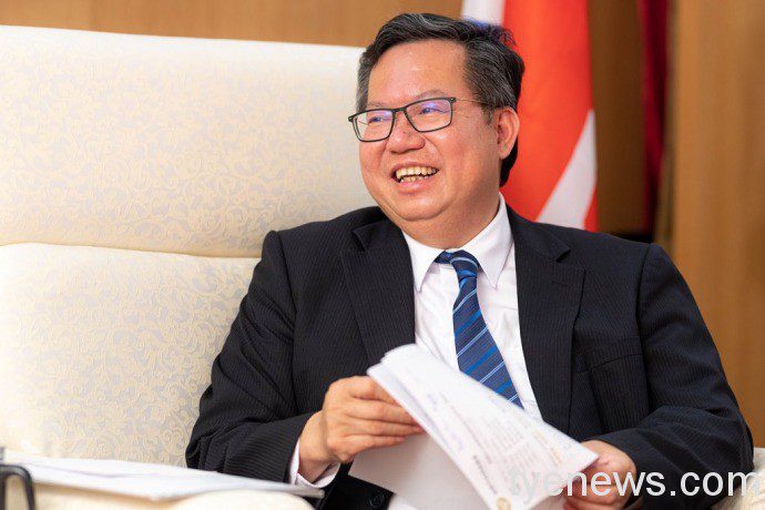 桃園人口數呈正成長 友善政策獲內政部肯定 20 鄭市長認為民主、自由、人權都是台、英共享的價值,唐代表上任後,拉近了台灣和英國距離。