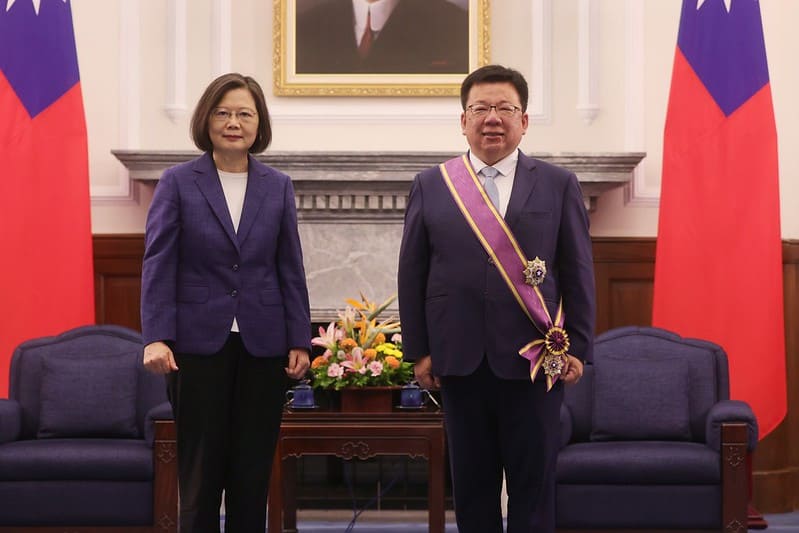 李俊俋回鄉戰嘉義市長蔡英文授勳：為台灣創造更好未來（圖／總統府）