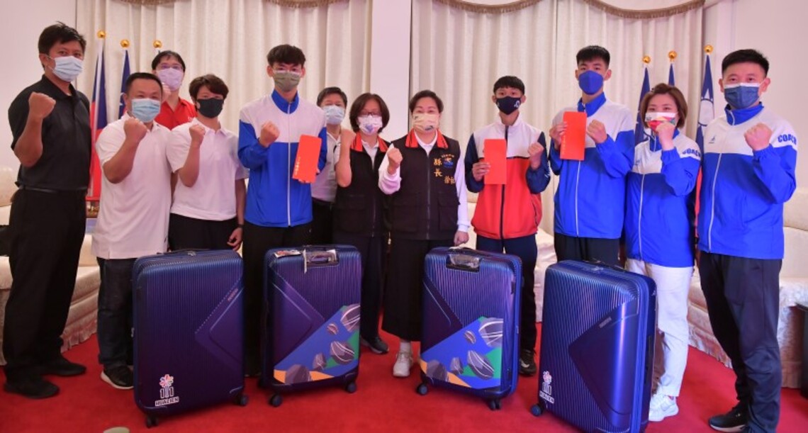 花蓮子弟跆拳道國手即將出國比賽 徐榛蔚期勉盡其所能奪得好成績 為國增光