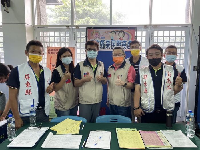 屏東縣榮服處參與徵才活動 提供退除役官兵就業機會