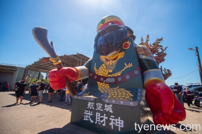 蘆竹誠聖宮關公夜巡遶境起駕 打造Q版航空城武財神 22 20220721182120739