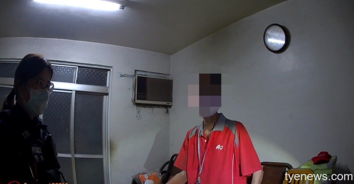 失智翁迷途2公里徘徊超商前 八德暖警助平安返家 22 S 3203082