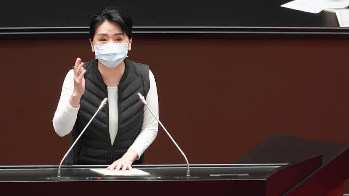 台北市長參選人蔣萬安發言人、國民黨立委李貴敏。