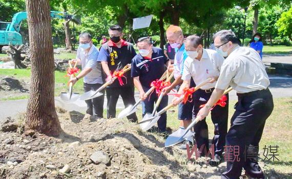 有為機械董座捐贈12棵大樟樹 三義社區公園綠美化增添生力軍