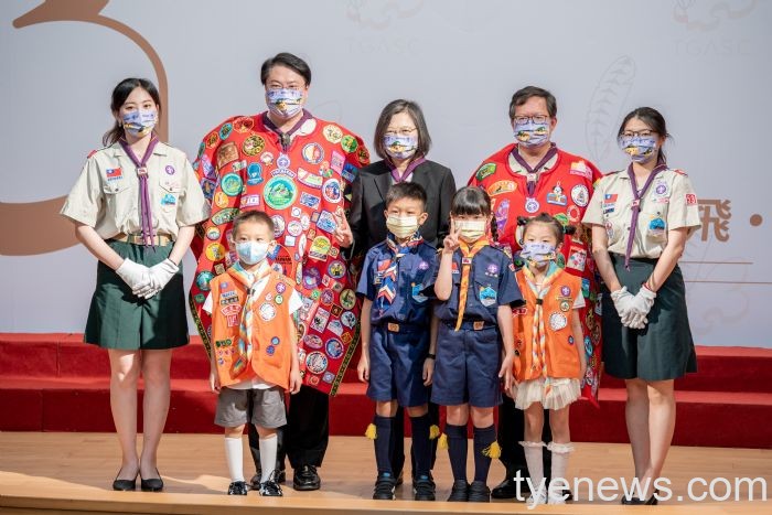 中華民國童軍總會第27屆理事長就職 鄭文燦接棒 16 20220724145749239