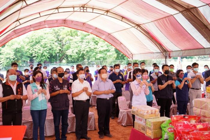 朴子市公所改善棒球場地舉行動土典禮