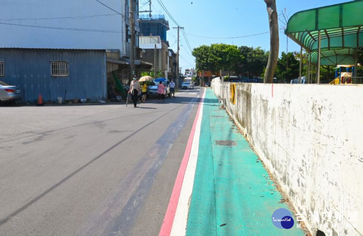 觀音國小銜接校區圍牆通學步道改善工程將新建366公尺步道及特色圍牆。<br /><br /> 
