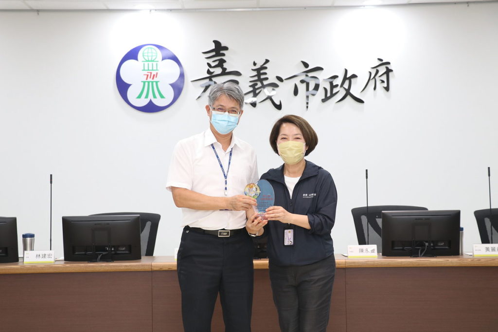 工務處110年度污水下水道建設計畫考核評鑑」第三組第一名表現傑出