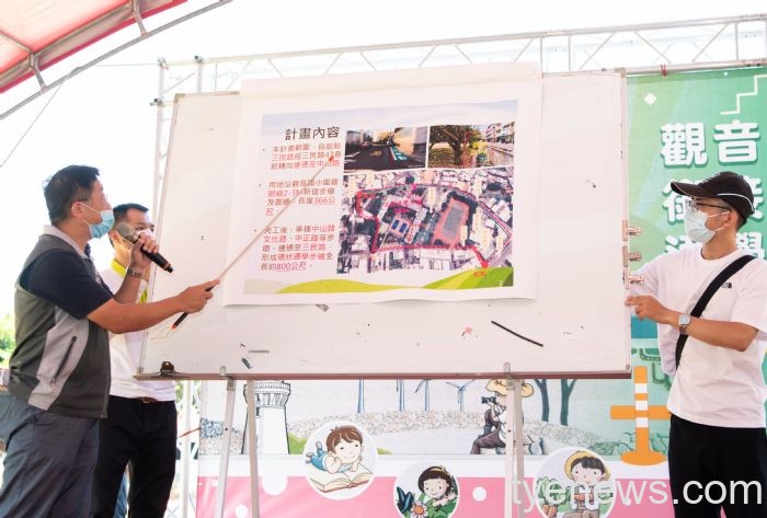 觀音國小後門通學步道預計11月完工 圍牆融合客家、海洋特色 26 20220725184031697