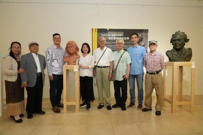 「田文筆-向百位當代藝術家致敬雕塑巡迴展」即日起國父紀念館展出