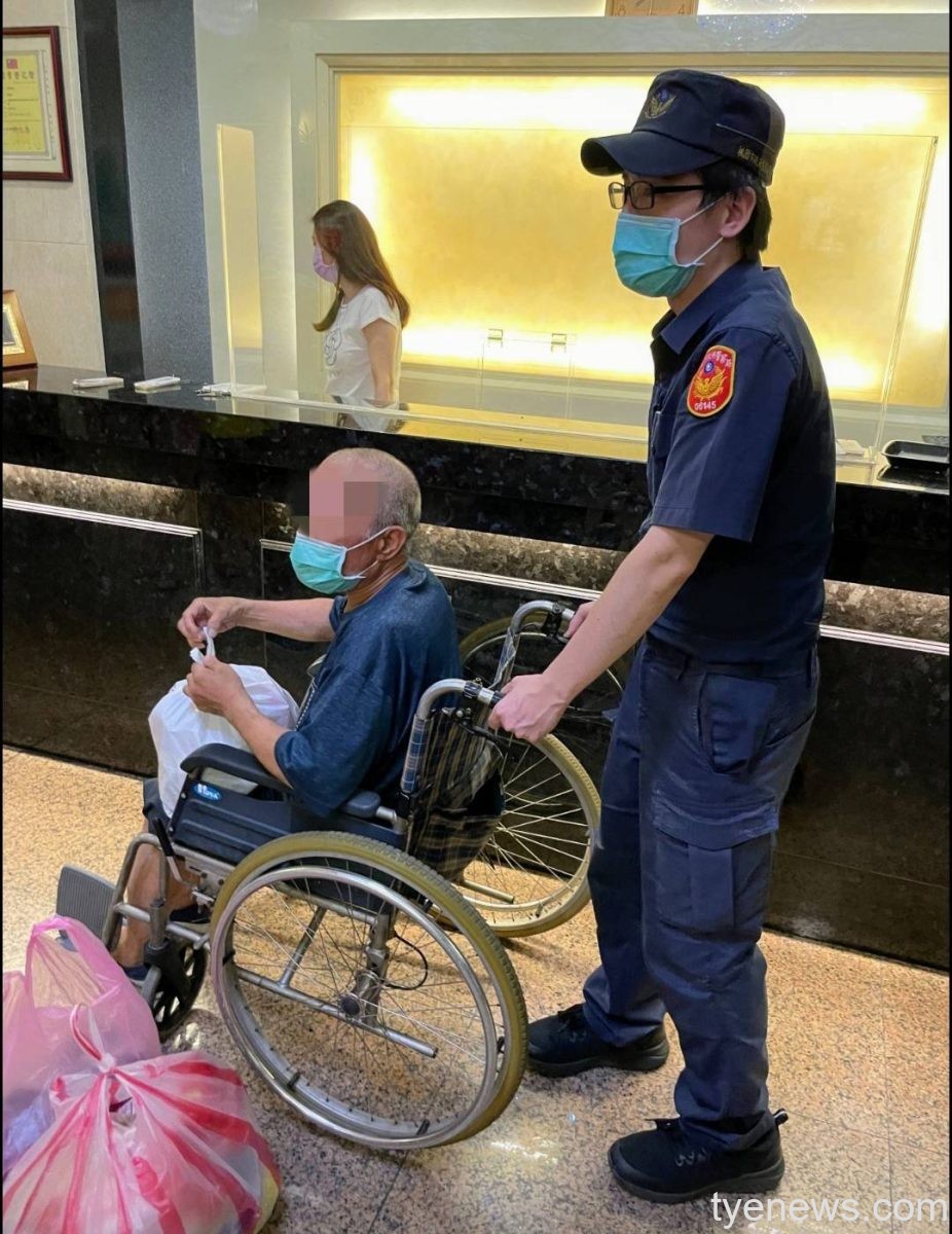 6旬翁無家可歸原因曝光引鼻酸 大園暖警攜手社會局助安置 22 161218 scaled