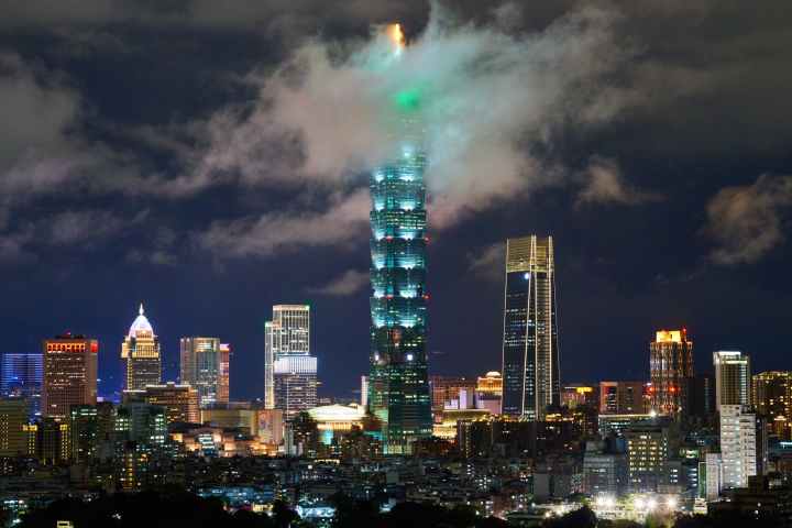 city during nighttime