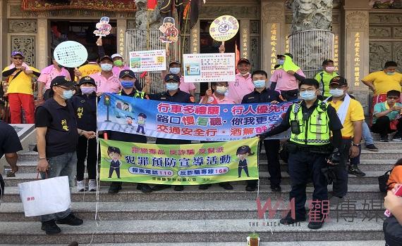 虎尾分局深入社區宣導 提醒民眾交通安全觀念