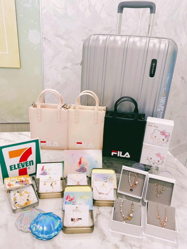 7-ELEVEN全店集點攜手義大利FILA、eminent 萬國通路行李箱、Lucy’s及Lotin飾品推出多款甜蜜好禮