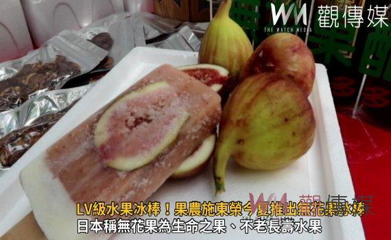 影／LV級水果冰棒！果農施東榮今夏推出無花果冰棒