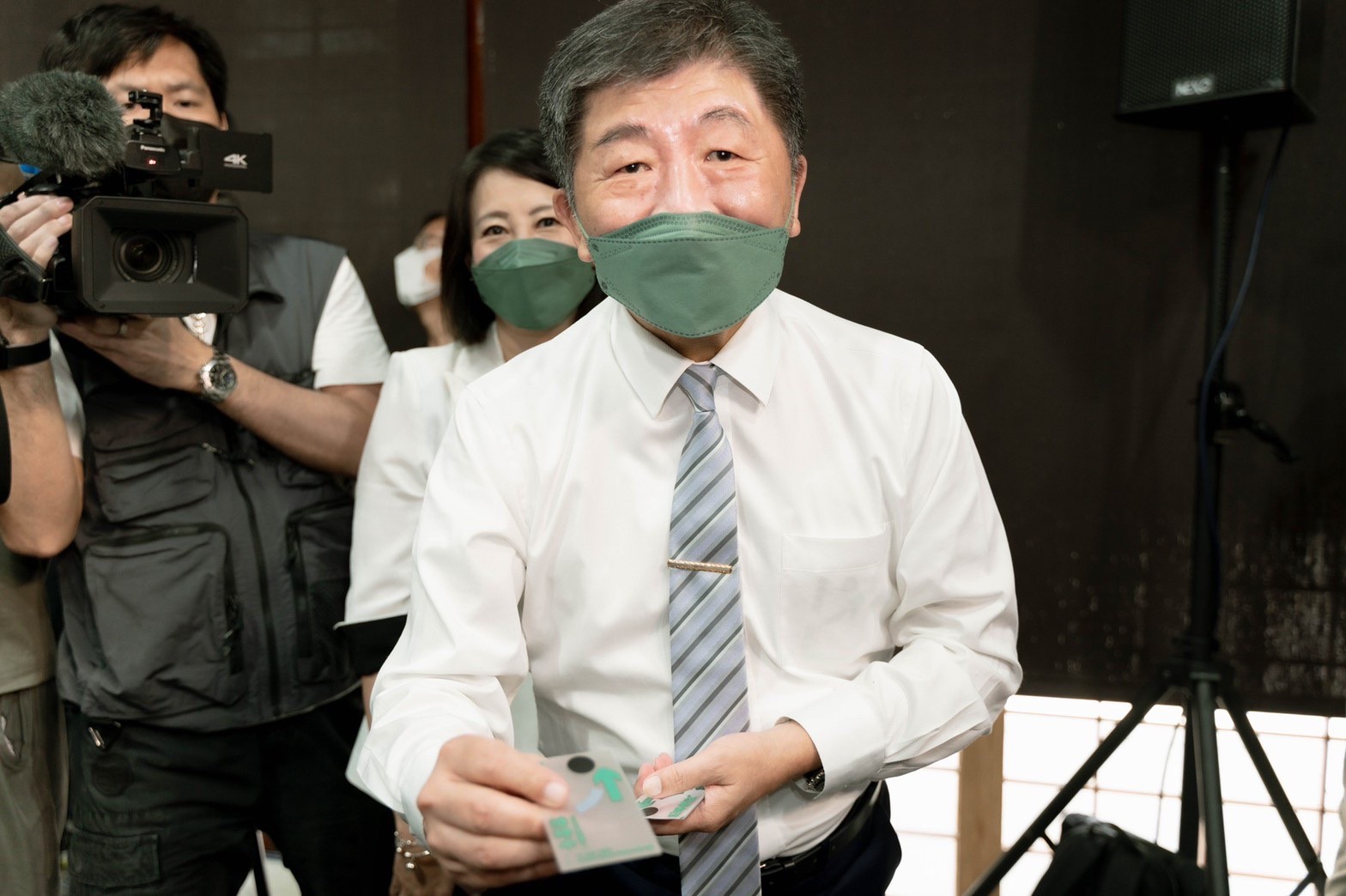 【有影】競選主視覺陳時中兒子陳彥安操刀 談外交有蔡英文靠 54 台北市長候選人 陳時中