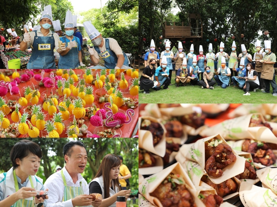「半套料理」型男主廚上菜囉! 嘉義縣長翁章梁體驗捏握壽司