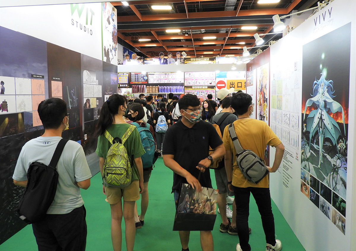 VIVY在展覽中雖篇幅不大但人氣極高