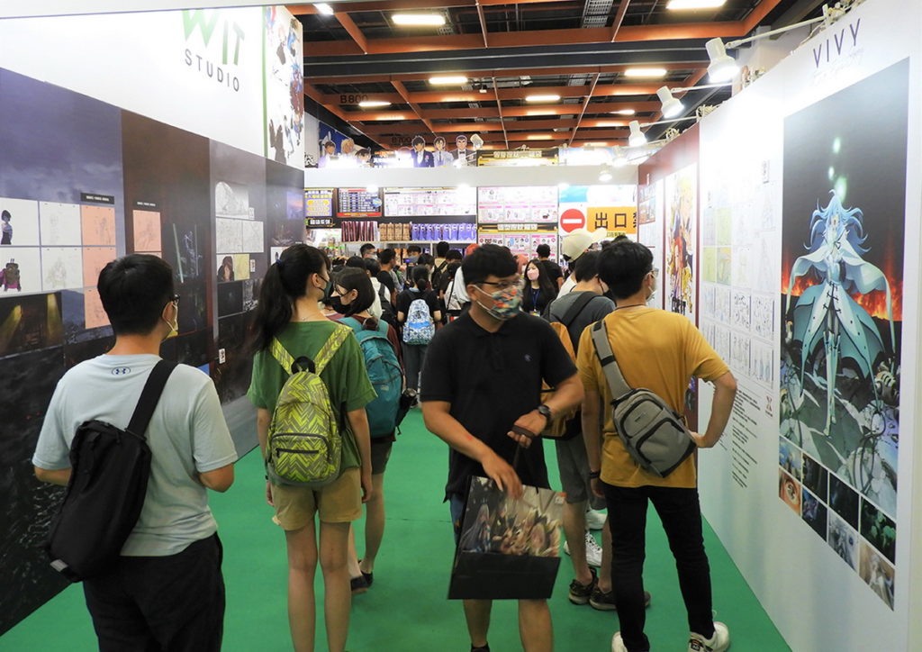 VIVY在展覽中雖篇幅不大但人氣極高