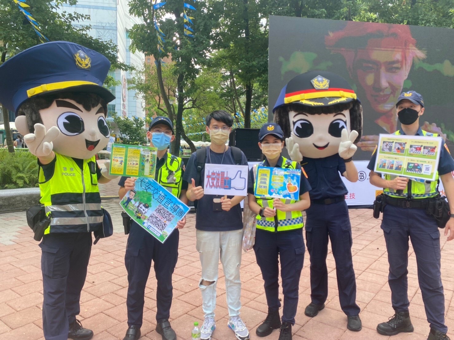 圖：向年輕駕駛宣導3不政策：「不超速、不逼車、不無照」