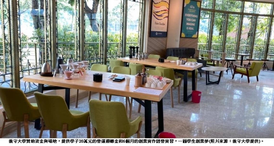 義守大學創業沙盒計畫 贊助資金與場地 一圓學生創業夢