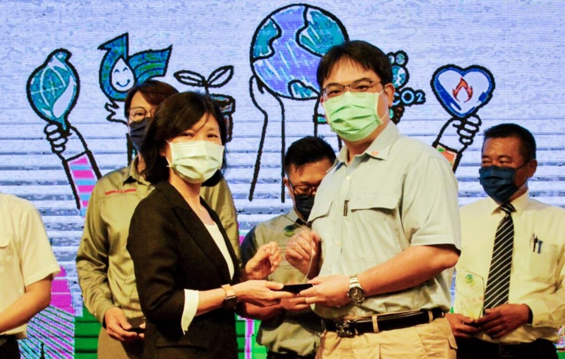 中鋼連續10年獲頒高市環保局綠色採購績優單位
