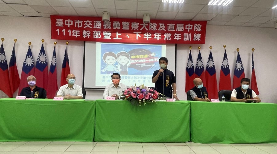 ▲台中市警察局舉辦111年度交通義警大隊及直屬中隊常年訓練   (圖/台中市警察局 提供)
