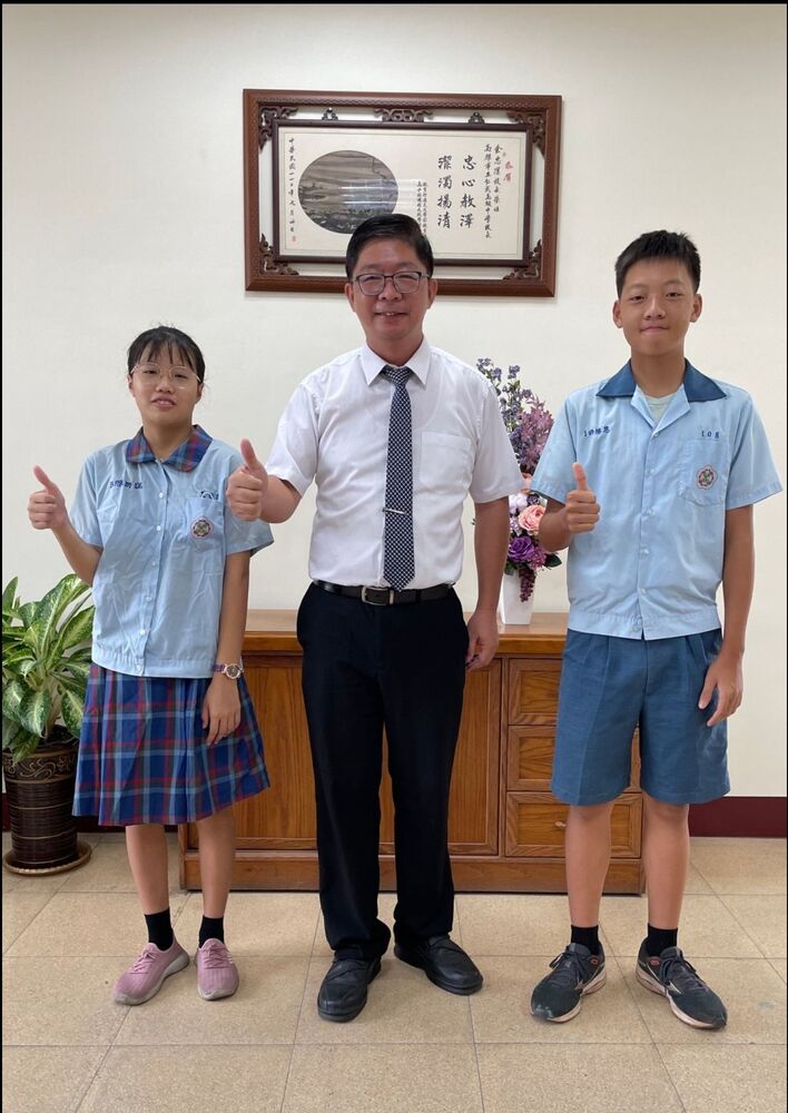 漾新聞|仁武高中國中部兩學生選擇直升母校就近入學