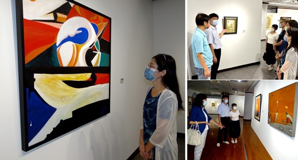 正修典藏作品展 具抽象多元繪畫風格