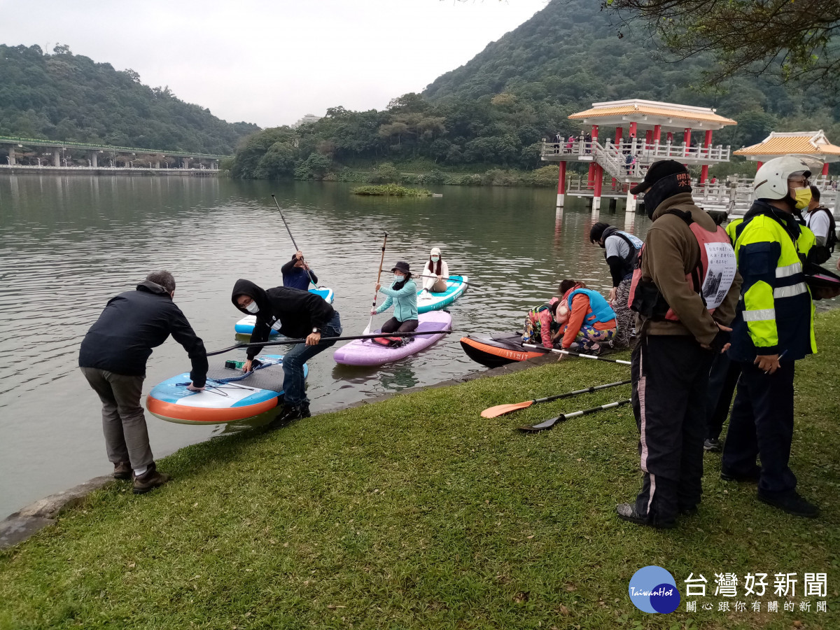 大湖公園非開放水域活動區　違規即開罰（圖／北市公園處提供）