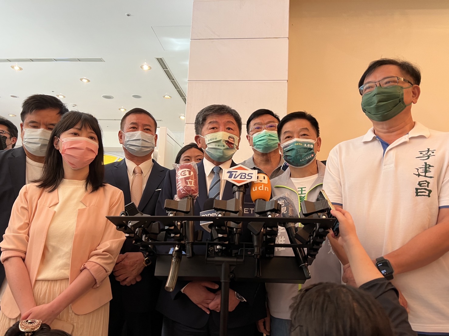 民進黨台北市長參選人陳時中。記者潘永鴻.jpg