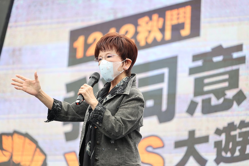 國民黨前主席洪秀柱。